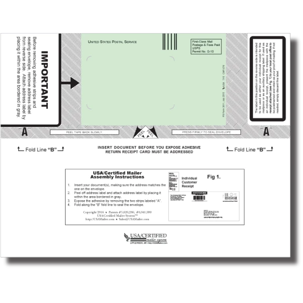Certified Envelope Laser Form